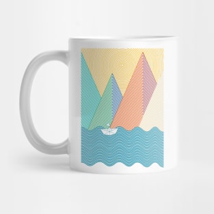 Geometry mountain waves Mug